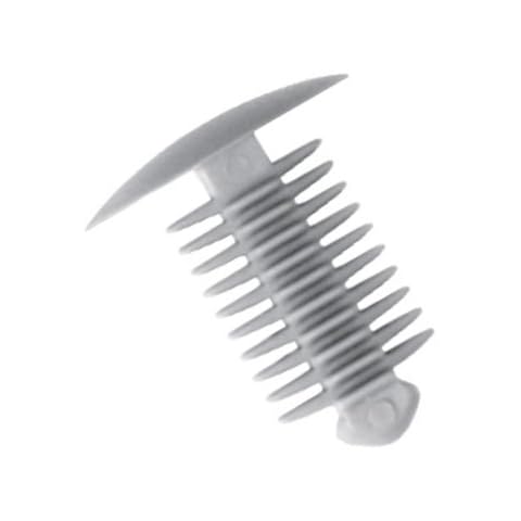 Fir Tree Trim Clips Grey - 9-10mm hole- 18mm head x25 - FREE FIRST CLASS UK POSTAGE! Cover