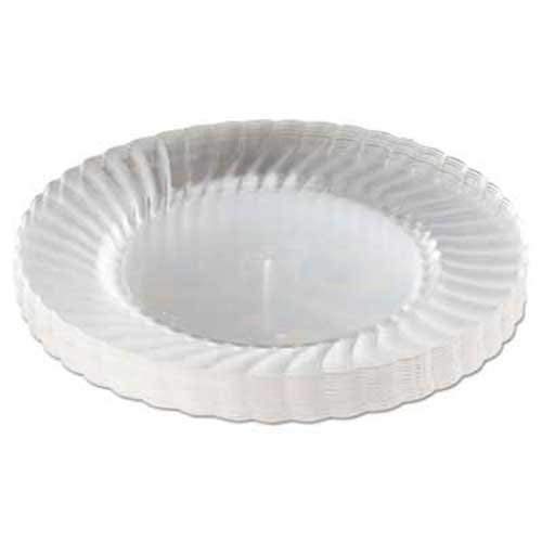 WNA Classicware Plastic Plates, 9 inch Dia., Clear, 12 Plates/Pack, 15 Packs/Carton WNA Classicware Plastic Plates, 9 inch Dia., Clear, 12 Plates/Pack, 15 Packs/Carton