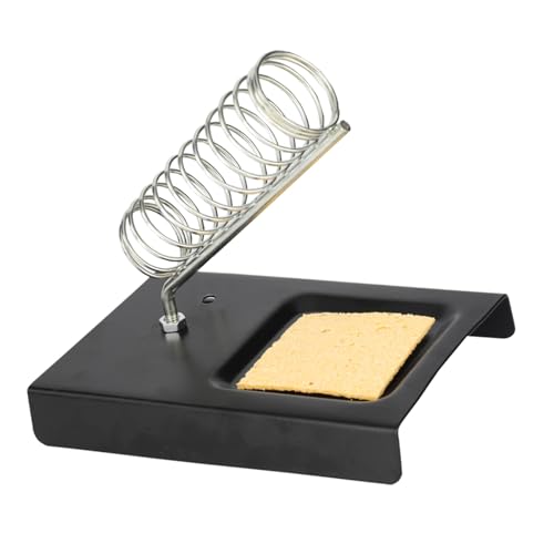 Portable Soldering Iron Stand Spring Holder Station Solder Sponge Metal Soldering Station Rework Tool