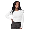 Sivvan-Womens-Comfort-Long-Sleeve-T-ShirtUnderscrub-Tee Sivvan Scrubs for Women - Long Sleeve Comfort Underscrub Tee - S8500 - White - S
