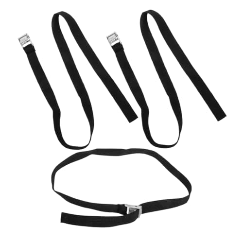 SUPVOX 3pcs Tie Down Straps: Lashing Straps Elastic Surfboard Rope for Kayak Cargo Luggage Cinch Canoe Bicycles Motorcycles Truck