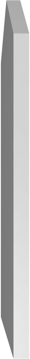 GVSPE16X3602SN-08 Peaked Top Brickmould Frame, Primed Tan Signature Series Surface Mount Gable Vents, 16-in. W x 36-in. H, Unfinished