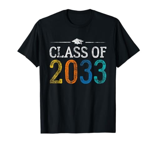 Class of 2033 Grow with Me Erster Schultag für Lehrer T-Shirt