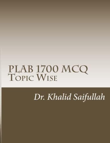 PLAB 1700 MCQs: Topic Wise