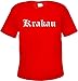 Produktbild Krakau Herren T-Shirt - Altdeutsch - Rotes Tee Shirt 4XL Rot