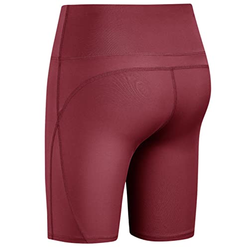 Legging de sport femme taille haute contrôle du ventre et pantalon fitness extensible noir