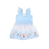 [アイルズ] キッズ 水着 女の子 ワンピース ディズニー Disney プリンセス ミニーワンピース アナと雪の女王 ジュニア 12629044 12629040 12629036 (JP, 身長, 100, 036SAX)