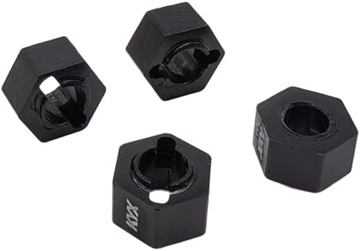 KYX Racing Aluminum CNC Machined Aluminum Wheel Hex Upgrades Parts Accessories for 1/16 1/18 RC Crawler Car LOSI Mini-B Brushed Mini-T Buggy