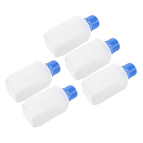 CIYODO Square Plastic Bottles 250ml Wide Mouth Liquid Storage Bottles Chemical Lab