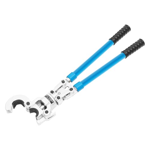 Juego de alicates de prensado de tubo de 9 piezas, herramienta de prensado, mordazas multicapa, 16 mm-20 mm-26 mm-32 mm con cabezal giratorio de 360° para tubos PEX, tubo compuesto