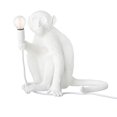 Seletti Monkey Lamp - Sitting White (Indoor) #TOP21