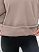 WYNNQUE Oversized Sweatshirts For Women Crewneck Fleece Pullover Comfy Hoodies Fall Outfits Fashion 2026 Winter Clothes Trendy Sweaters Ladies Plain Tops Cute Basics Clothing CoffeeGrey L