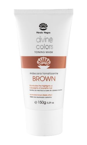 PÉROLA NEGRA Divine Colors Toning Mask Brown miniatura 1