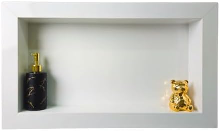 Nicho 100% Porcelanato Branco 70x40 Banheiro