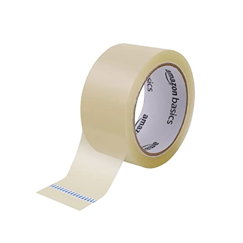 Amazon Basics Shipping Packing Tape for Moving and Sealing Boxes, Clear, 1.9 in x 60.3 yards, 1.8mil Thickness, 6 Rolls - image 3