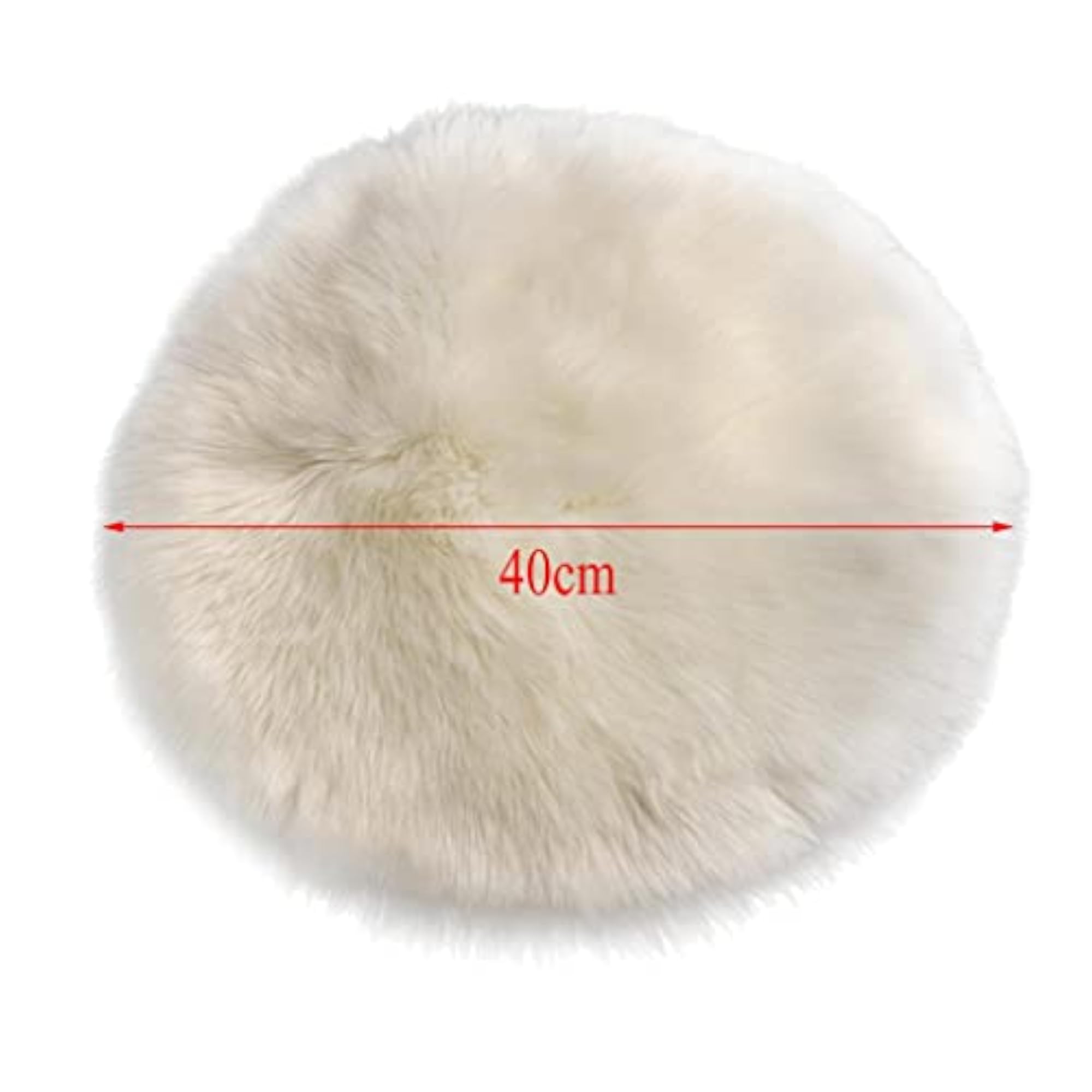 2pc Fluffy Artificial Sheepskin Rug Set, Cozy Home Decor