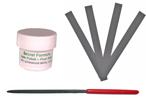 Axle Polishing Kit for Pinewood Cars