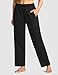 ISEEGZ Tear Away Pants for Women Loose Side Full Open Sweatpants Pockets Breakaway Pant Post Surgery Adaptive Clothing