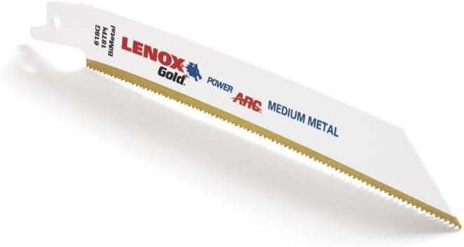 Lenox 5-Pack 6-in 18-Tpi Bi-Metal Reciprocating Saw Blades