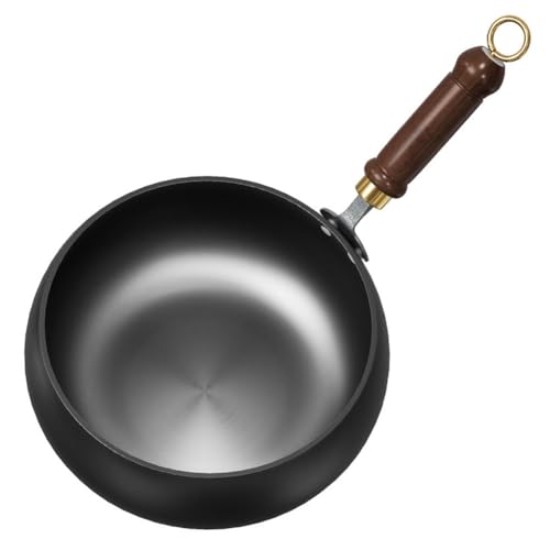 WMFASBAG antiadherente Wok Frey Frey Flat Bottom Pot para cocinar (28 cm sin tapa)