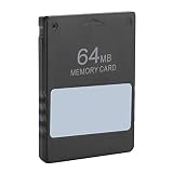 Generic Scheda di Memoria FMCB V1.953 8mb/16mb/32mb/64mb per Esperienza di Gioco Plug and Play Scheda Resistente Nera (64MB)