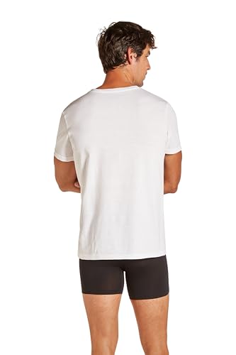 TAHARI Men's 4-Pack Cotton Stretch Crew Neck T-Shirt – Soft, Breathable & Flexible Fit Undershirt4