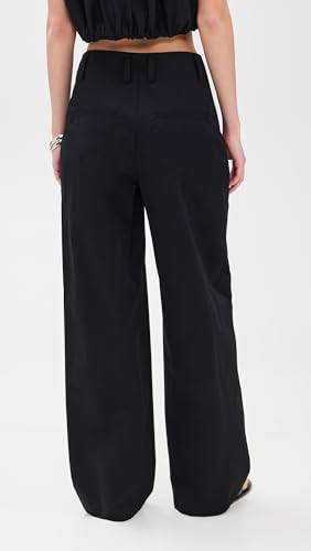 Vince Women's High Rise Pleated Wide Leg Trousers3