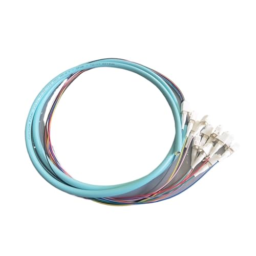 Jarretière optique 12 couleurs OM3 LC/UPC 0.9mm pour liaisons intérieures haut débit