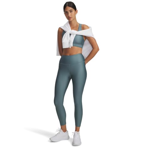 Image of Under Armour Women's HeatGear Armour High Waisted Ankle No-Slip Leggings