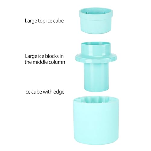 Silicona molde para cubos y esferas de hielo grande miniatura 5
