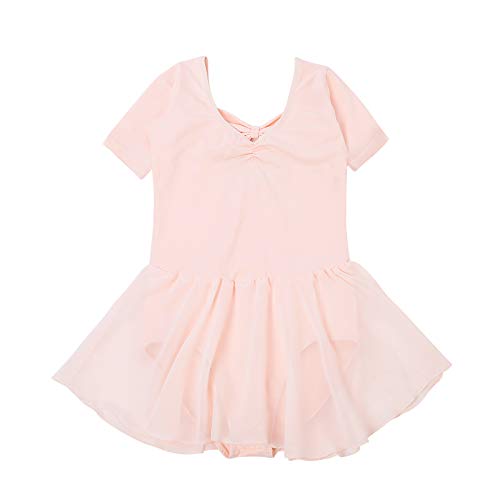 Bezioner-Girls-Ballet-Dance-Dress-Ballet-Outfit-Leotard-with-Skirt-for-Girls-Kids