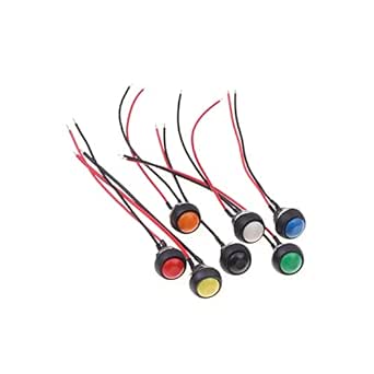 Bouton-Poussoir, Bouton Poussoir 12v Interrupteur Momentané De Klaxon De Bouton Poussoir En Métal De Voiture Imperméable