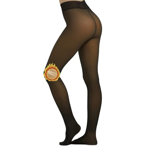 Arkim S/M/L/XL Collant femme hiver, Legging collant polaire...