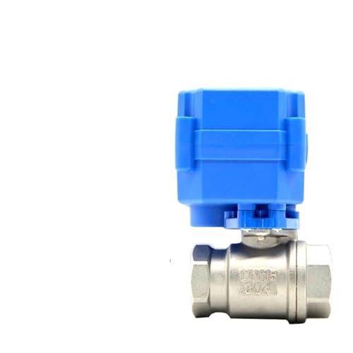 Vanne à bille motorisée DN25 en acier inoxydable 2 voies AC220V CR04 - 2