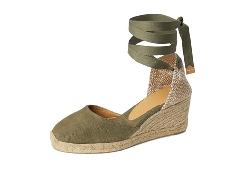 Image of Castaner | Espadrille with Wedge Carina Made in Canvas 7 cm | Woman