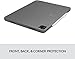 Logitech Combo Touch iPad Pro 12.9-inch (5th, 6th gen - 2021, 2022) Keyboard Case - Detachable, Backlit, Kickstand, Trackpad, Smart Connector - Gray USA Layout (Renewed)