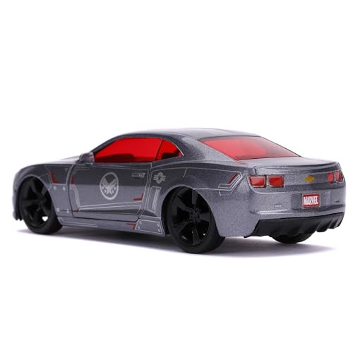 Jada Toys Hollywood Rides Marvel Avengers War Machine Inspired by 2010 Chevy Camaro 1:32 Scale die-cast Toy Vehicle - Thumbnail 6