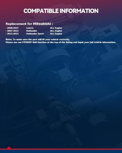 Image of KAX AC Blower Motor for Mitsubishi Outlander 2007-2013,Outlander Sport 2011 2012 2013,Lancer 2008-2017 - HVAC Heater Blower Motor Replaces# 75848 700239