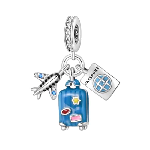 925 Sterling Silver Charms for Bracelets and Necklaces Lipstick and Perfume High Heels Dangle Pendants Heart Butterfly Bead Charms Halloween Christmas Gift for Womens