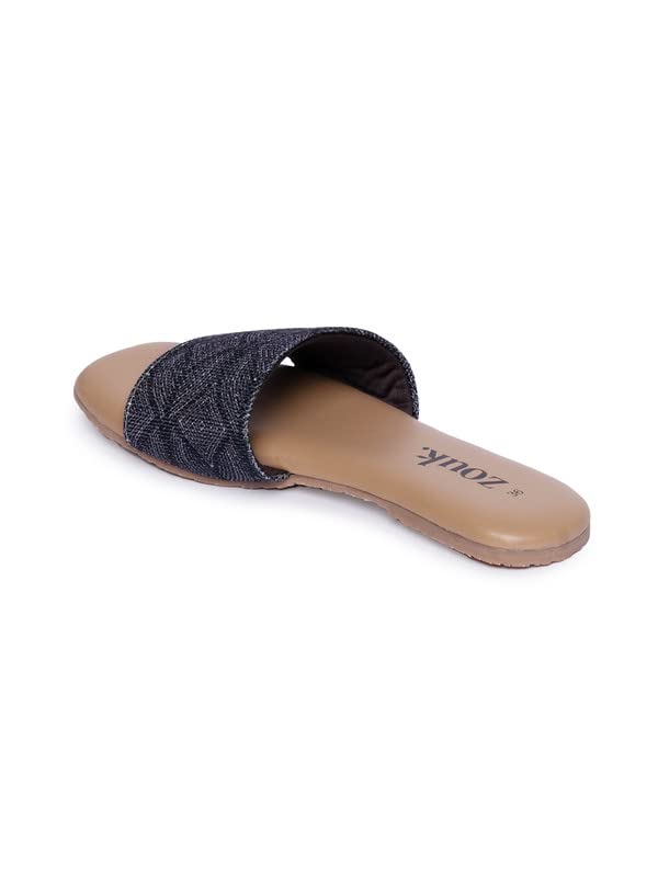 Image of ZOUK Womens Shalimar Qila Casual Flats Flat Sandal