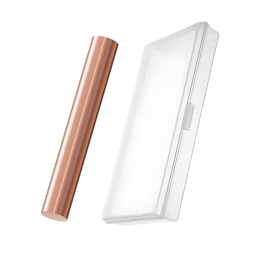 Confezione: 1PCS metallo puro tondino di rame, diametro: 15mm, lunghezza: 100mm 【1PCS, 5mm x 100mm】