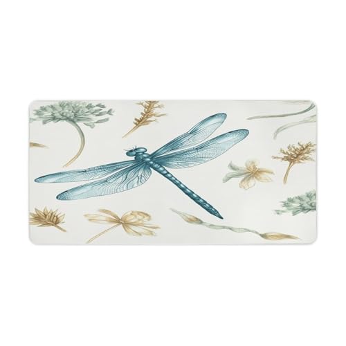 Dragonfly Desk Mat Fashion Large Mouse Mat 30x60cm miniatura 1
