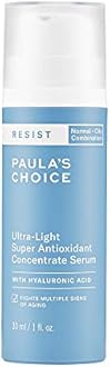 Paula's Choice RESIST Ultra-Light Antioxidant Serum with Coenzyme Q10, Niacinamide & Hyaluronic Acid, Anti-Aging Treatment for Oily Skin, 1 Ounce