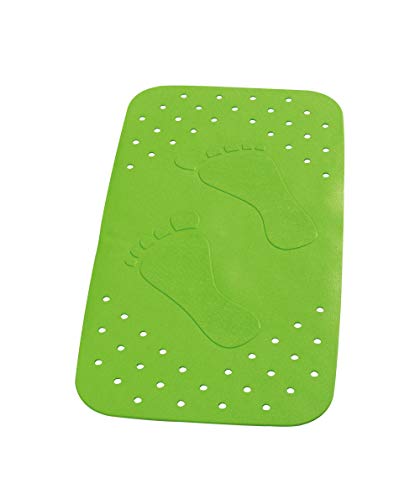 Badewanneneinlage Plattfuß inkl Haken grün 38x72 cm - grün