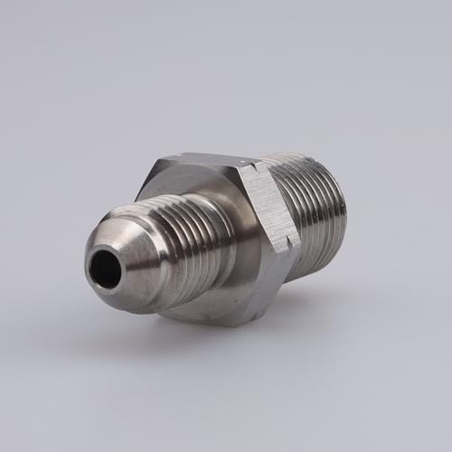 Image of AC PERFORMANCE 3AN Male to M12x1.0 Inverted Flare Brake Fitting SS