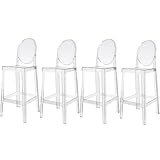 2xhome - Set of Four (4) - Clear - 30