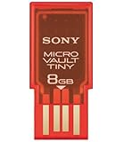 Sony Micro Vault Tiny 8 GB USB 2.0 Flash Drive with Virtual Expander USM8GH/T2
