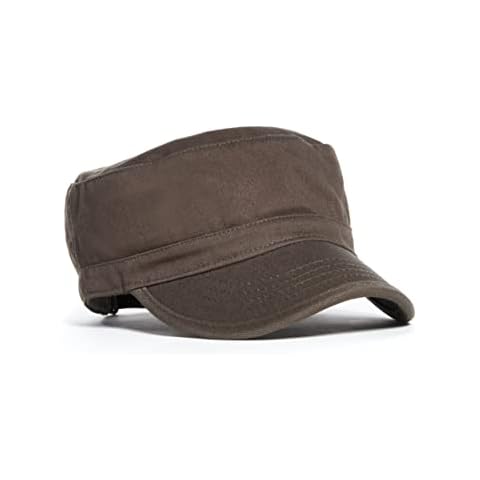 Military Cotton Caps Adjustable Cadet Hat Camo Army Hat Military Style Hat for Men & Women (Olive) Cover