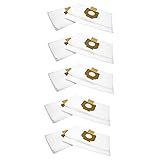 vhbw 50x Staubsaugerbeutel kompatibel mit Nilfisk Alto Attix 30, Attix 30-01, Attix 30-01 PC, Attix 30-11 PC Staubsauger - Mikrovlies, Weiß
