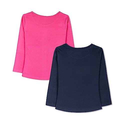 Image of Real Basics Girls Regular Fit Full Sleeves Tshirt (Pack of 2)